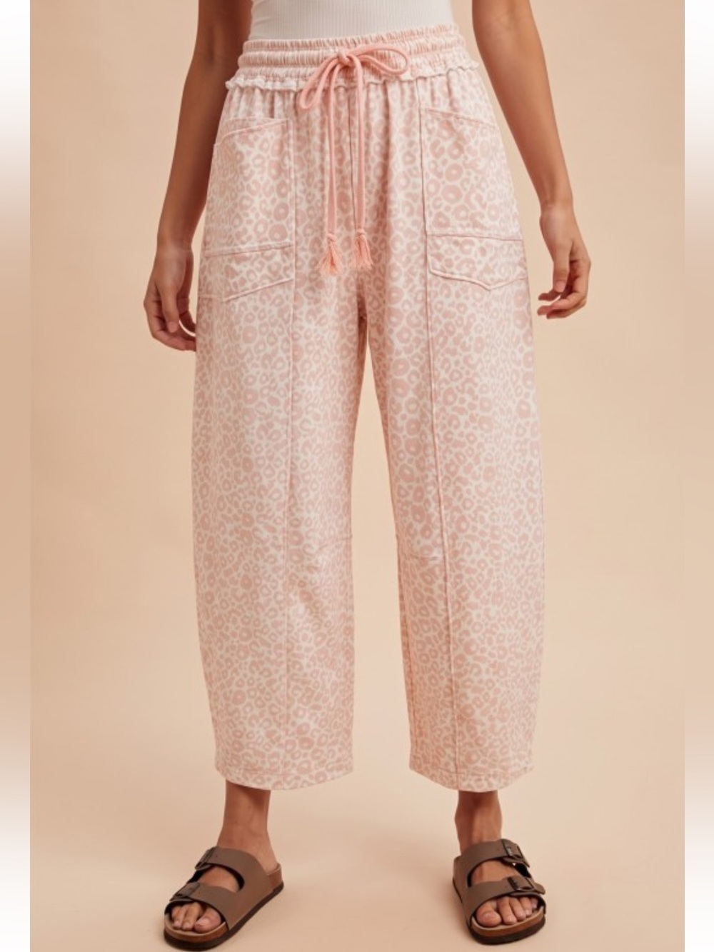 310 ❤️ MINERAL WASH BARREL FIT UTILITY KNIT
PANTS